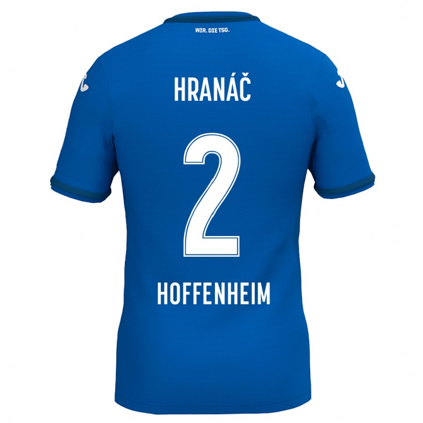 Kids Football Robin Hranac #2 Royal Blue Home Jersey 2024/25 T-Shirt Canada