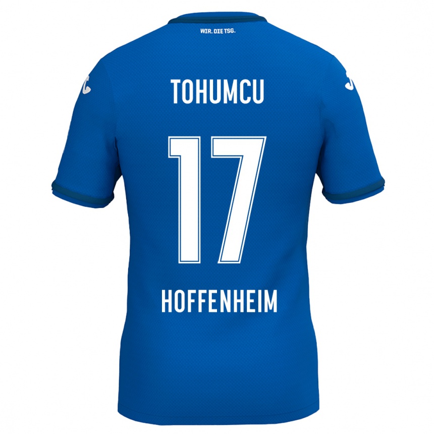 Kids Football Umut Tohumcu #17 Royal Blue Home Jersey 2024/25 T-Shirt Canada