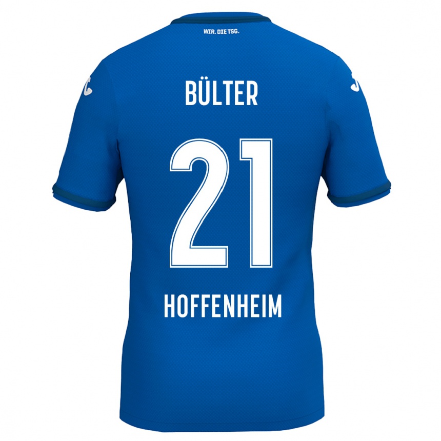 Kids Football Marius Bülter #21 Royal Blue Home Jersey 2024/25 T-Shirt Canada