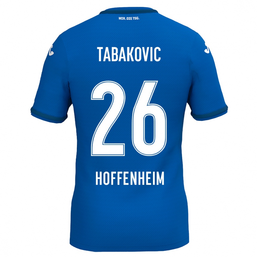 Kids Football Haris Tabakovic #26 Royal Blue Home Jersey 2024/25 T-Shirt Canada