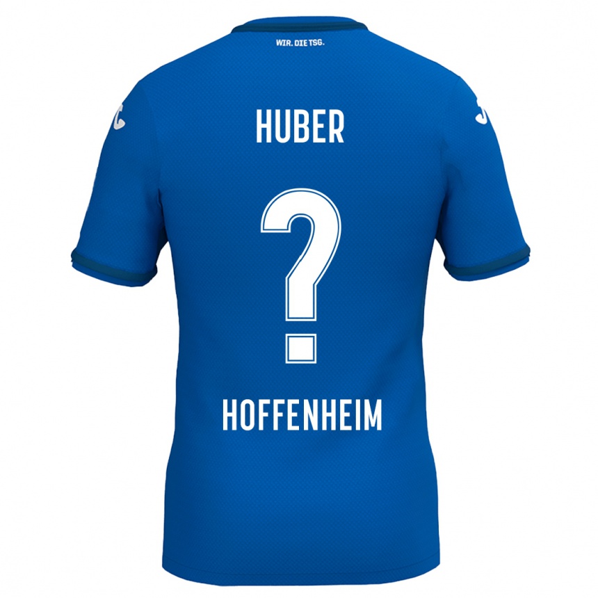 Kids Football Benedikt Huber #0 Royal Blue Home Jersey 2024/25 T-Shirt Canada