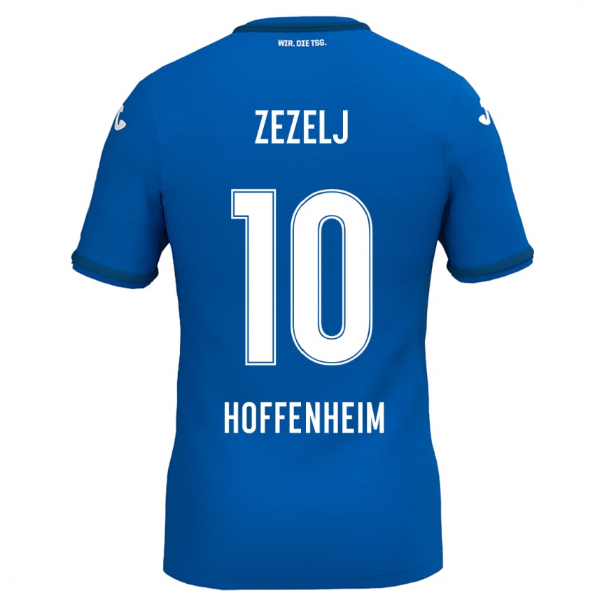 Kids Football Neno Zezelj #10 Royal Blue Home Jersey 2024/25 T-Shirt Canada