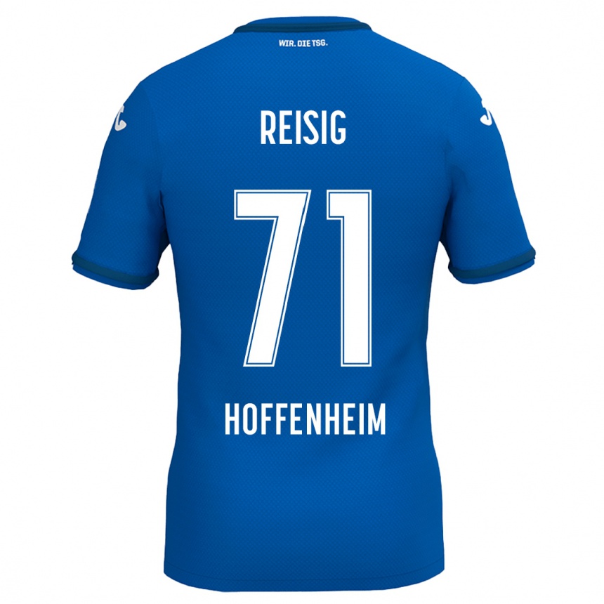 Kids Football Ruben Reisig #71 Royal Blue Home Jersey 2024/25 T-Shirt Canada