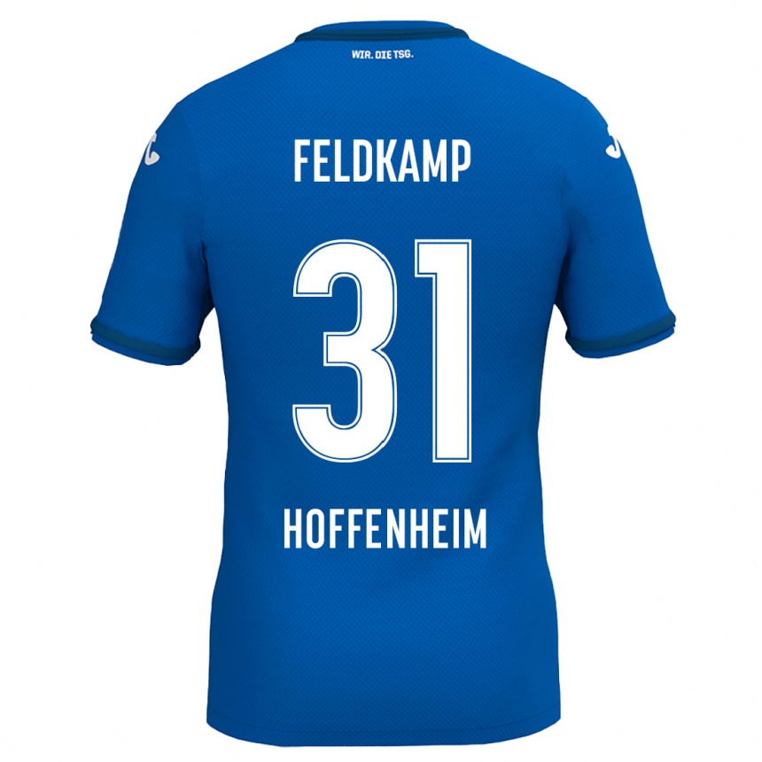 Kids Football Jana Feldkamp #31 Royal Blue Home Jersey 2024/25 T-Shirt Canada