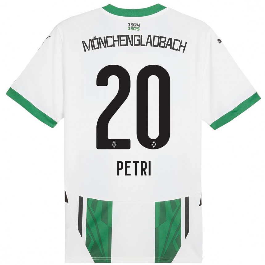 Enfant Football Maillot Paula Petri #20 Blanc Vert Tenues Domicile 2024/25 Canada