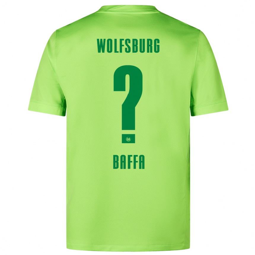 Kids Football Salvatore Baffa #0 Fluorescent Green Home Jersey 2024/25 T-Shirt Canada