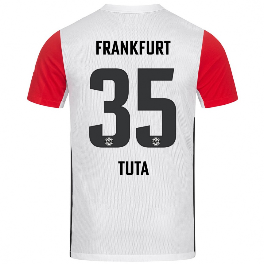 Kids Football Tuta #35 White Red Home Jersey 2024/25 T-Shirt Canada