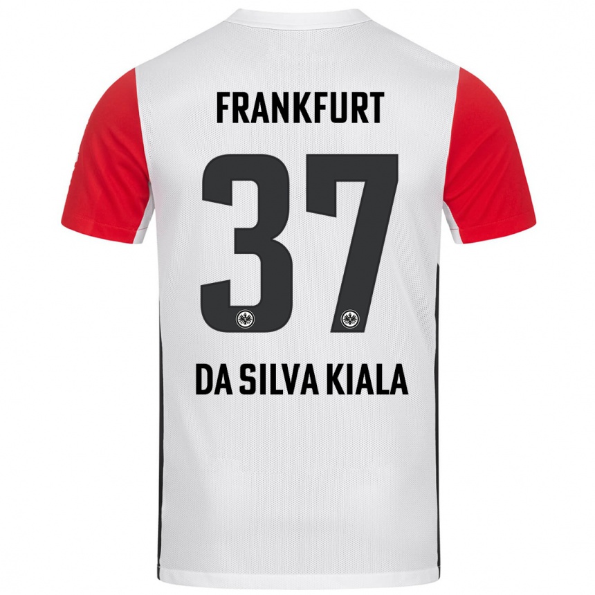 Kids Football Joel Da Silva Kiala #37 White Red Home Jersey 2024/25 T-Shirt Canada