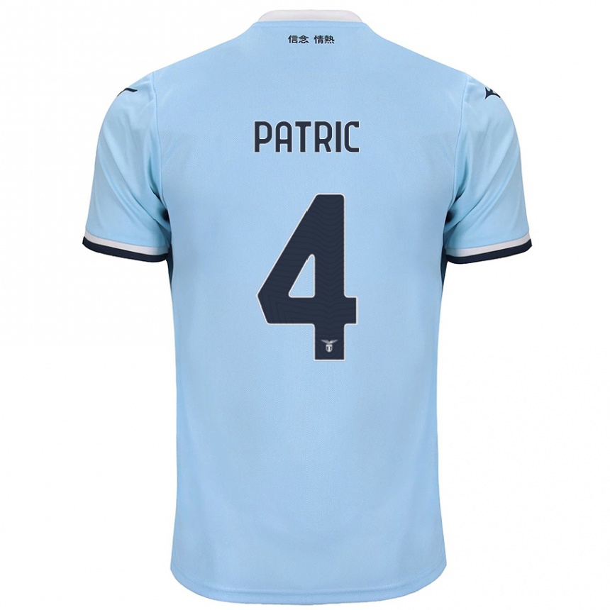 Kids Football Patric #4 Blue Home Jersey 2024/25 T-Shirt Canada