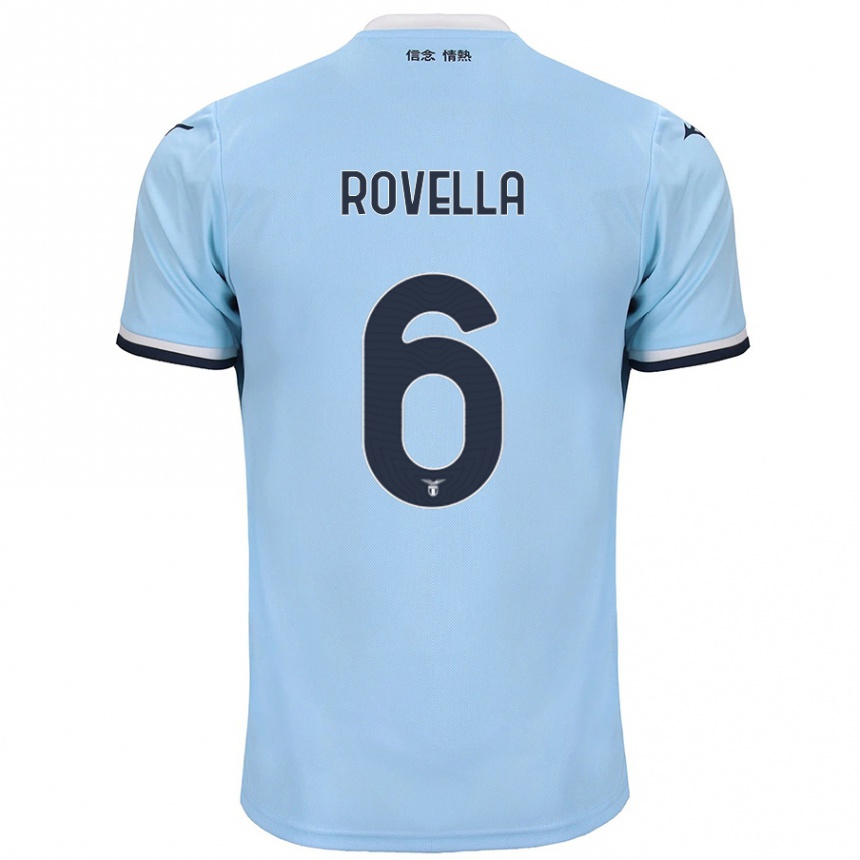 Enfant Football Maillot Nicolo Rovella #6 Bleu Tenues Domicile 2024/25 Canada