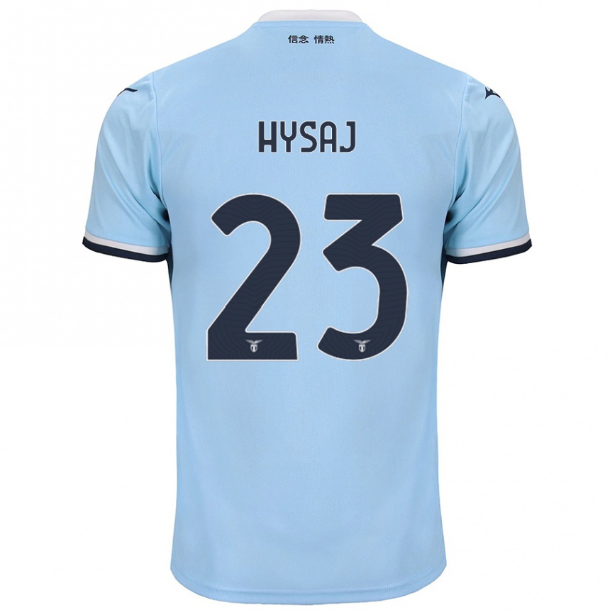 Enfant Football Maillot Elseid Hysaj #23 Bleu Tenues Domicile 2024/25 Canada