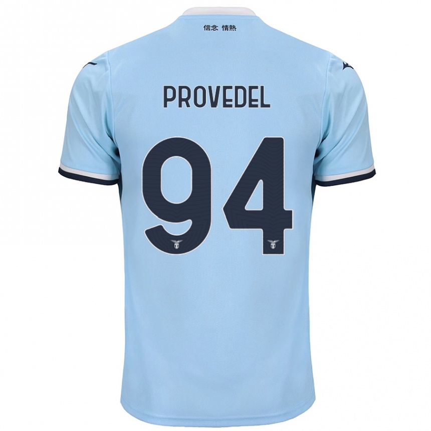 Kids Football Ivan Provedel #94 Blue Home Jersey 2024/25 T-Shirt Canada