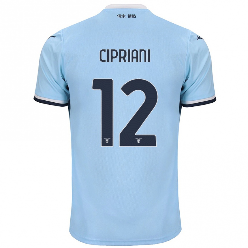 Enfant Football Maillot Alessio Cipriani #12 Bleu Tenues Domicile 2024/25 Canada