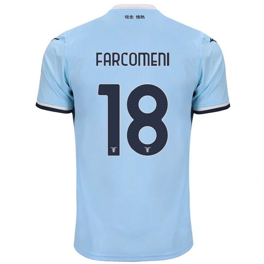 Enfant Football Maillot Valerio Farcomeni #18 Bleu Tenues Domicile 2024/25 Canada