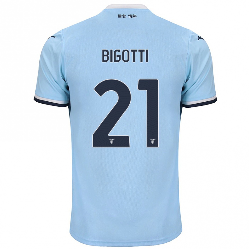 Enfant Football Maillot Massimo Bigotti #21 Bleu Tenues Domicile 2024/25 Canada