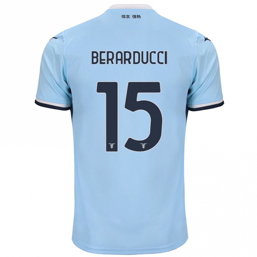 Enfant Football Maillot Martina Berarducci #15 Bleu Tenues Domicile 2024/25 Canada