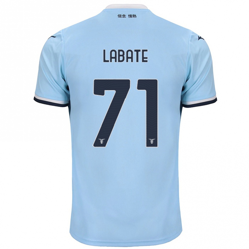 Enfant Football Maillot Camilla Labate #71 Bleu Tenues Domicile 2024/25 Canada