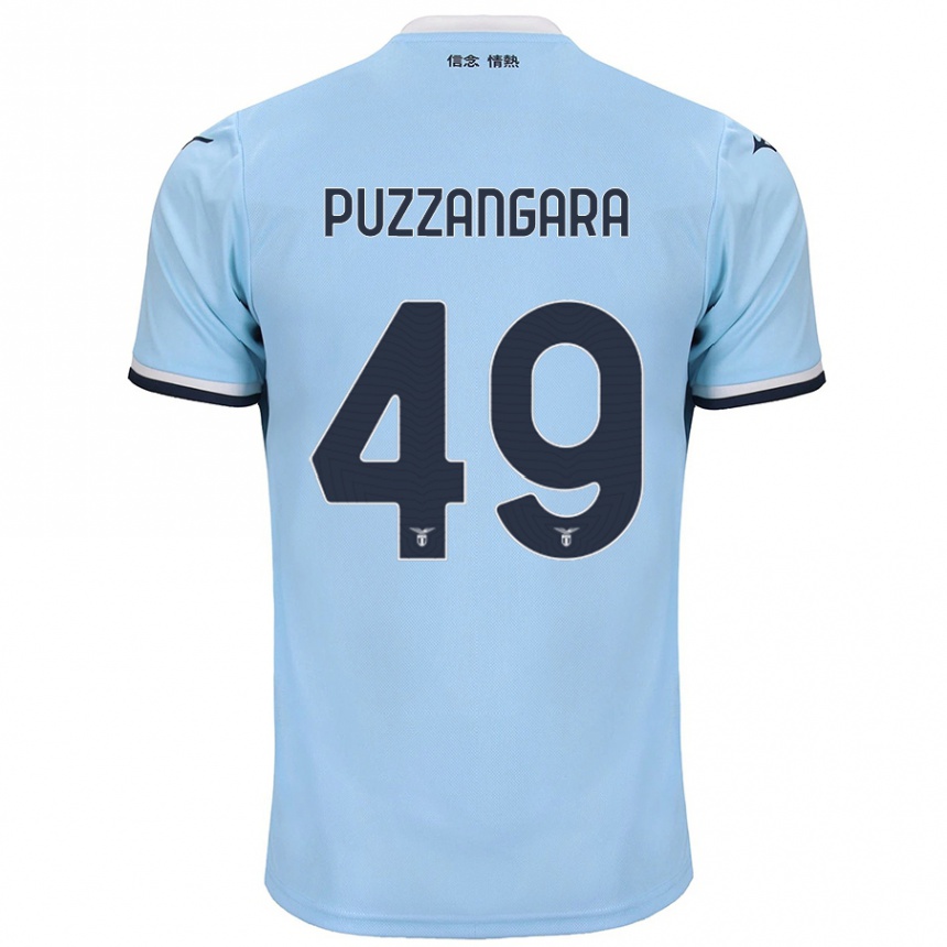 Enfant Football Maillot Angelo Antonio Puzzangara #49 Bleu Tenues Domicile 2024/25 Canada