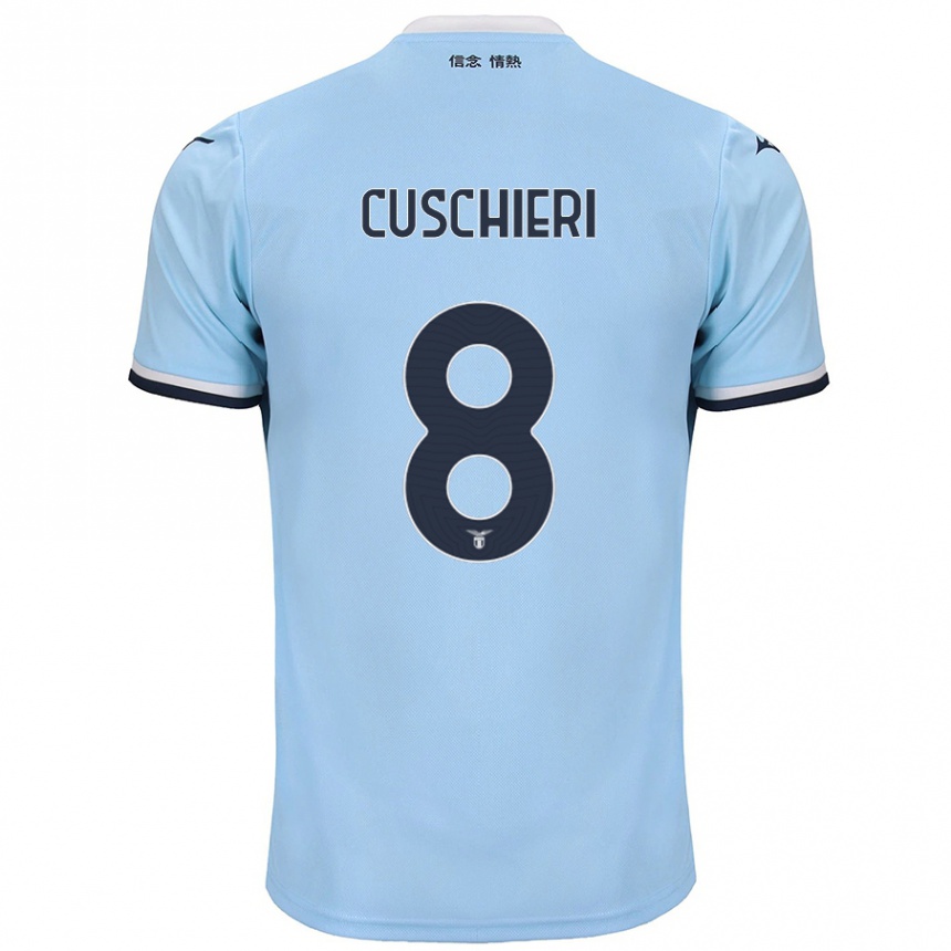 Enfant Football Maillot Rachel Cuschieri #8 Bleu Tenues Domicile 2024/25 Canada