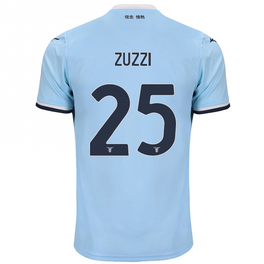 Enfant Football Maillot Giorgia Zuzzi #25 Bleu Tenues Domicile 2024/25 Canada