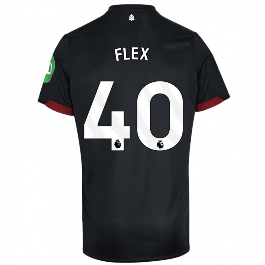 Enfant Football Maillot Armstrong Oko Flex #40 Noir Blanc Tenues Extérieur 2024/25 Canada