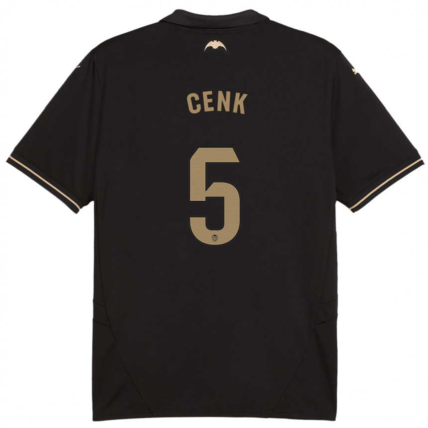 Enfant Football Maillot Cenk Ozkacar #5 Noir Tenues Extérieur 2024/25 Canada