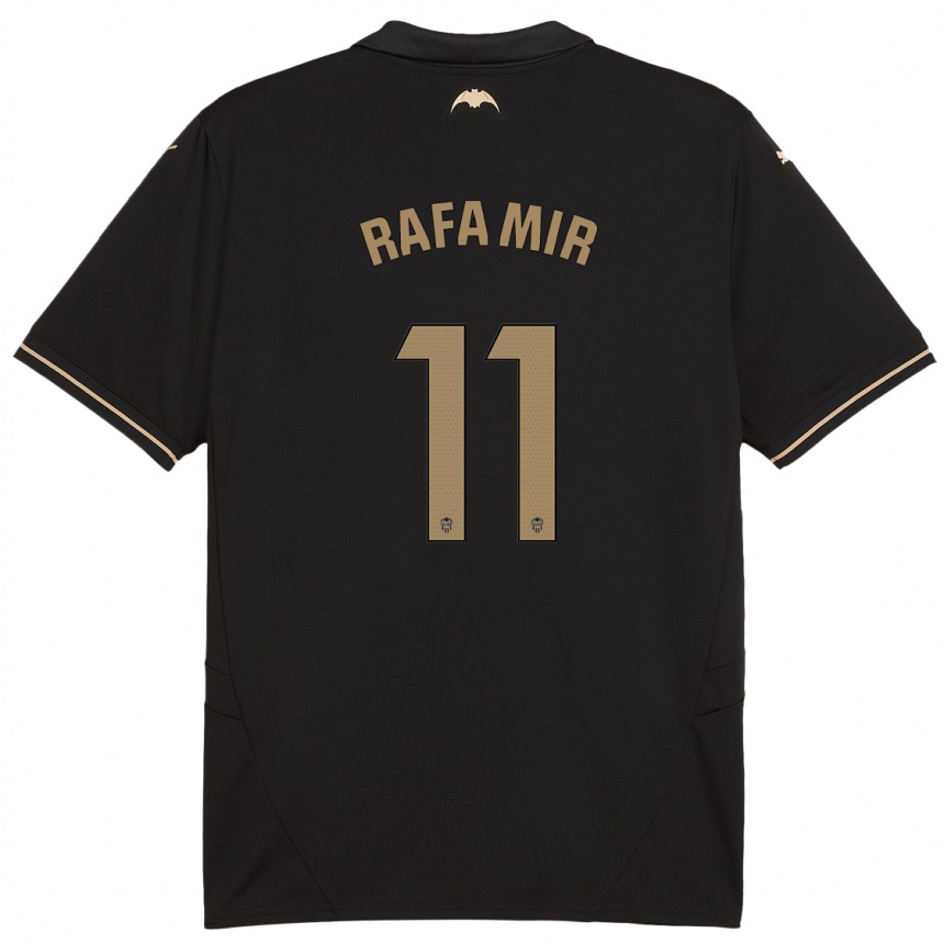 Kids Football Rafa Mir #11 Black Away Jersey 2024/25 T-Shirt Canada