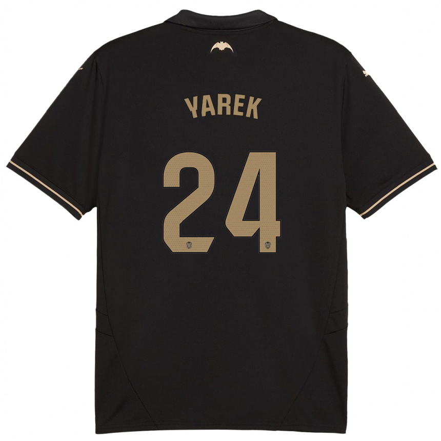 Kids Football Yarek Gasiorowski #24 Black Away Jersey 2024/25 T-Shirt Canada