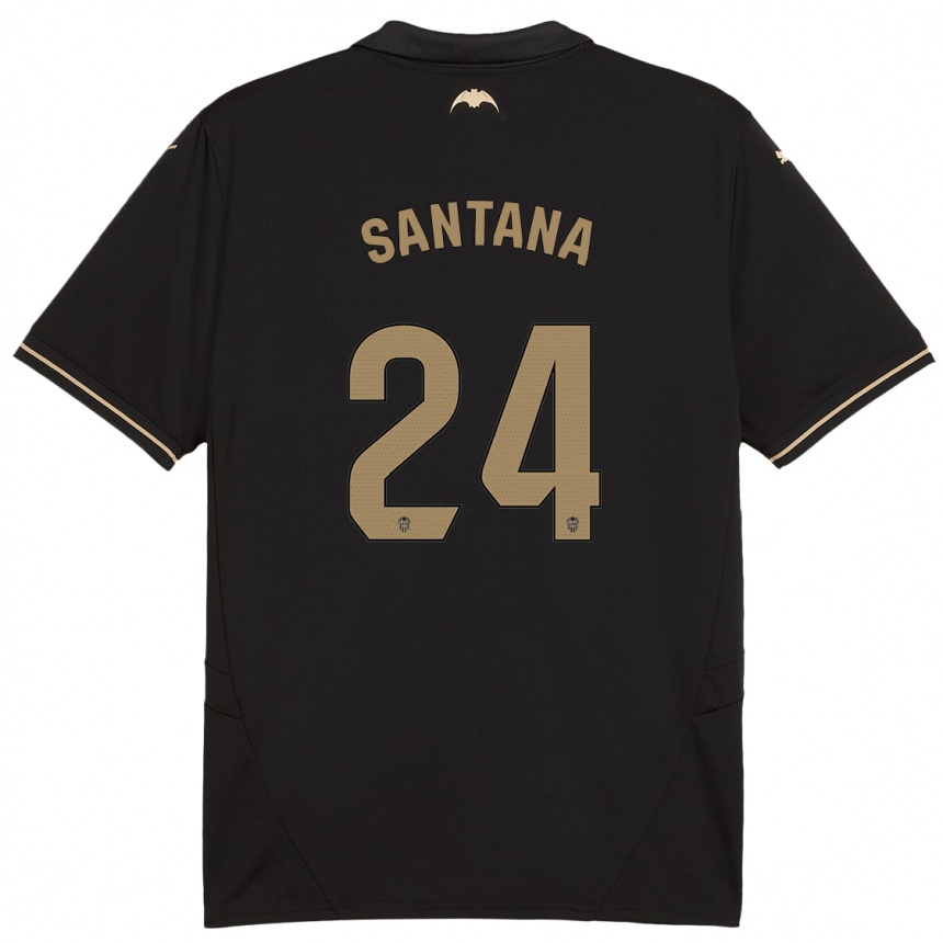 Enfant Football Maillot Ismael Santana #24 Noir Tenues Extérieur 2024/25 Canada