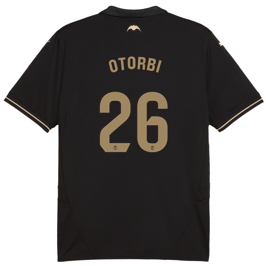 Kids Football David Otorbi #26 Black Away Jersey 2024/25 T-Shirt Canada