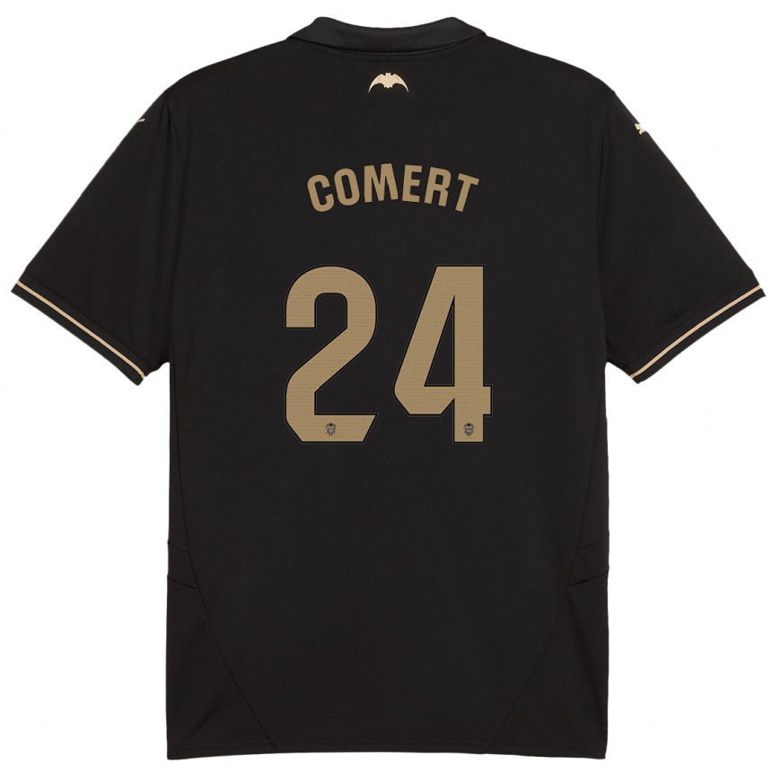 Enfant Football Maillot Eray Comert #24 Noir Tenues Extérieur 2024/25 Canada