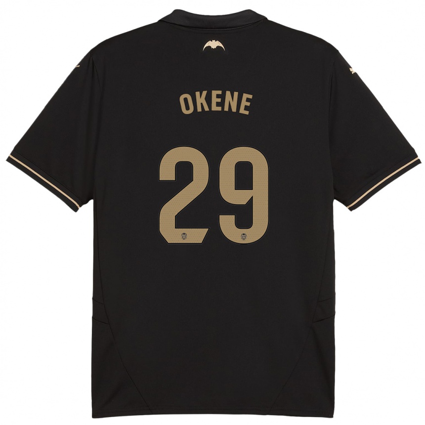 Enfant Football Maillot Andrea Okene #29 Noir Tenues Extérieur 2024/25 Canada