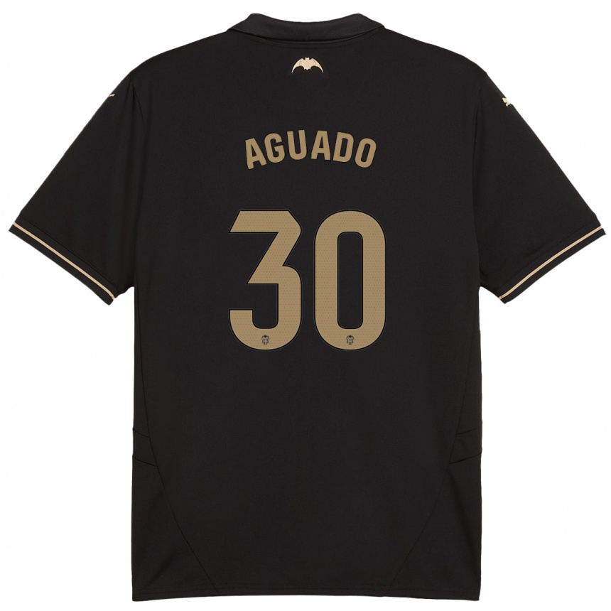 Enfant Football Maillot Julia Aguado #30 Noir Tenues Extérieur 2024/25 Canada