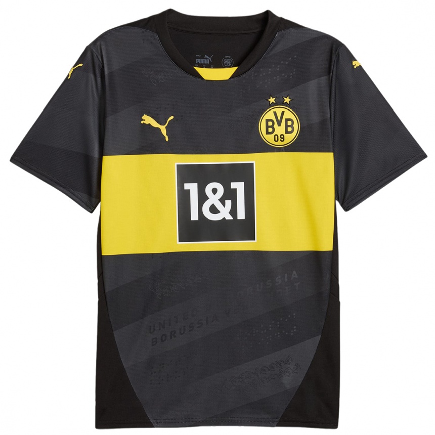 Enfant Football Maillot Ole Pohlmann #30 Noir Jaune Tenues Extérieur 2024/25 Canada