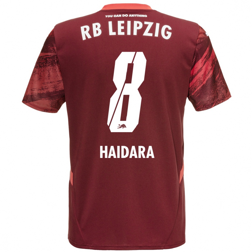 Enfant Football Maillot Amadou Haidara #8 Bordeaux Tenues Extérieur 2024/25 Canada