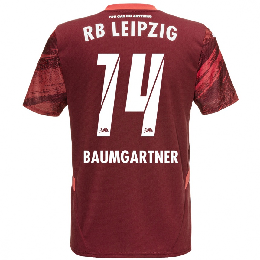 Enfant Football Maillot Christoph Baumgartner #14 Bordeaux Tenues Extérieur 2024/25 Canada