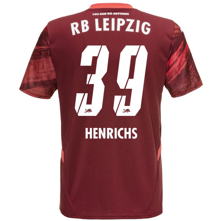 Enfant Football Maillot Benjamin Henrichs #39 Bordeaux Tenues Extérieur 2024/25 Canada