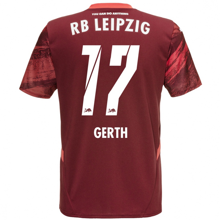 Enfant Football Maillot Amos Gerth #17 Bordeaux Tenues Extérieur 2024/25 Canada