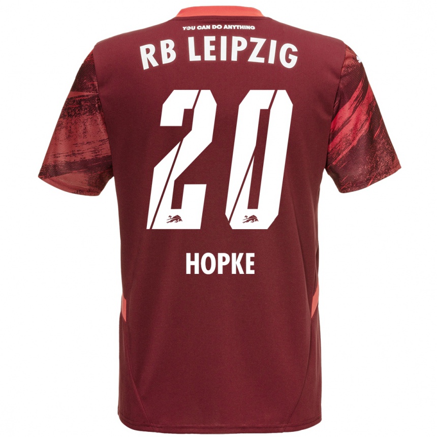 Enfant Football Maillot Hannes Hopke #20 Bordeaux Tenues Extérieur 2024/25 Canada