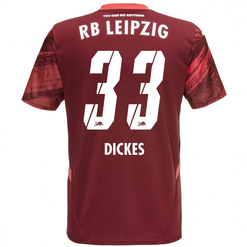 Enfant Football Maillot Fernando Dickes #33 Bordeaux Tenues Extérieur 2024/25 Canada