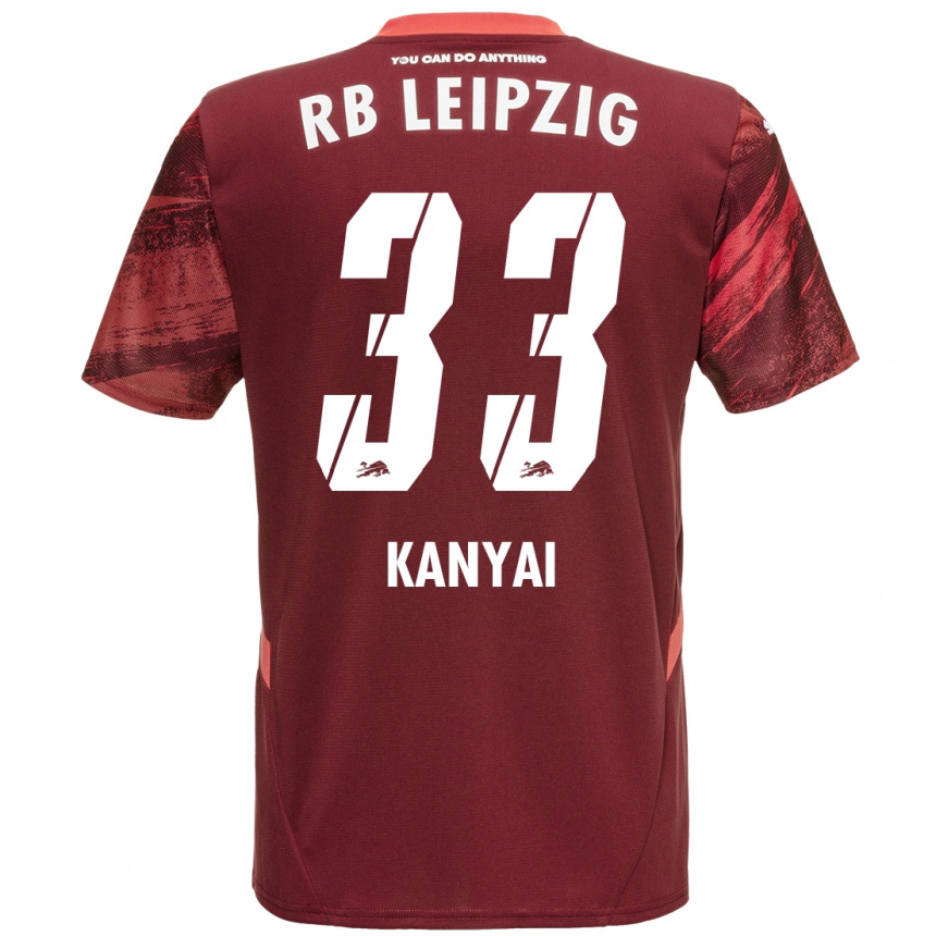 Enfant Football Maillot Janos Kanyai #33 Bordeaux Tenues Extérieur 2024/25 Canada