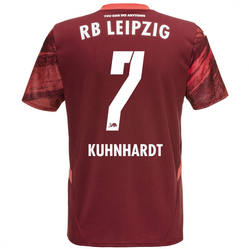 Enfant Football Maillot Paul Kühnhardt #7 Bordeaux Tenues Extérieur 2024/25 Canada