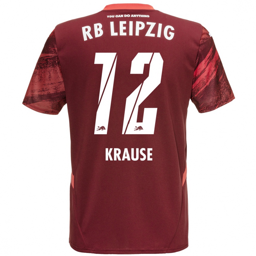 Enfant Football Maillot Arno Krause #12 Bordeaux Tenues Extérieur 2024/25 Canada