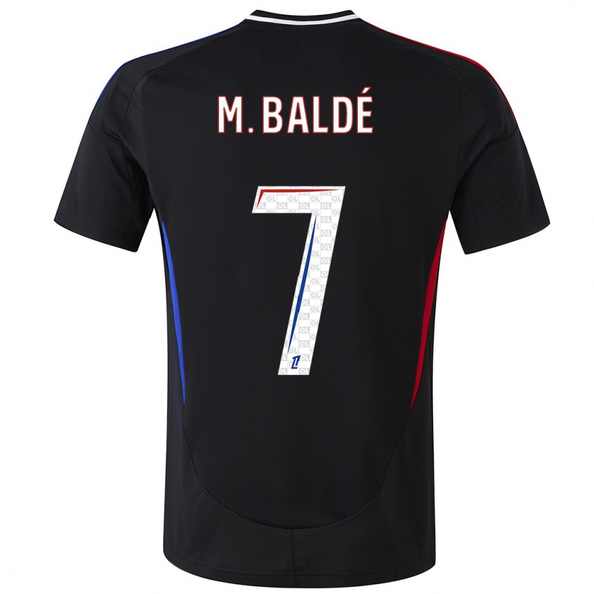 Kids Football Mama Baldé #7 Black Away Jersey 2024/25 T-Shirt Canada