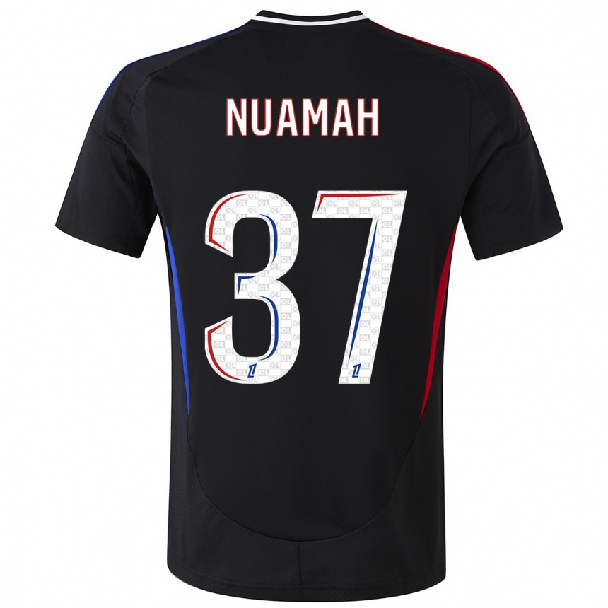 Kids Football Ernest Nuamah #37 Black Away Jersey 2024/25 T-Shirt Canada