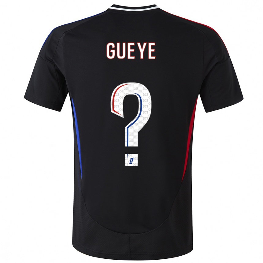 Enfant Football Maillot Thiema Gueye #0 Noir Tenues Extérieur 2024/25 Canada