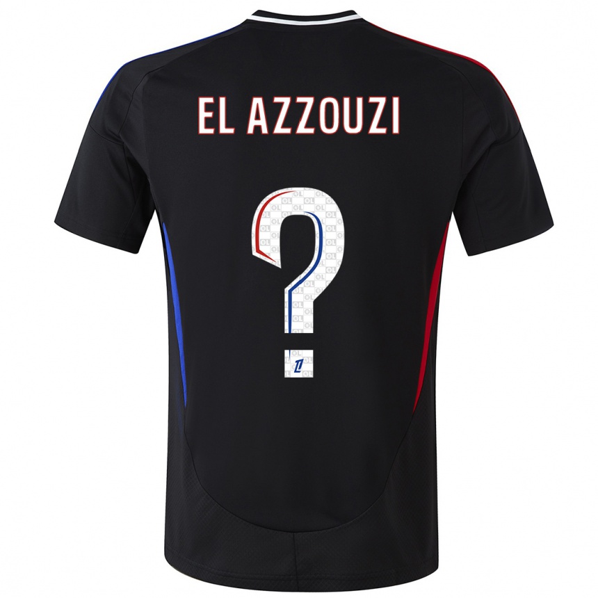 Kids Football Nourdine El Azzouzi #0 Black Away Jersey 2024/25 T-Shirt Canada