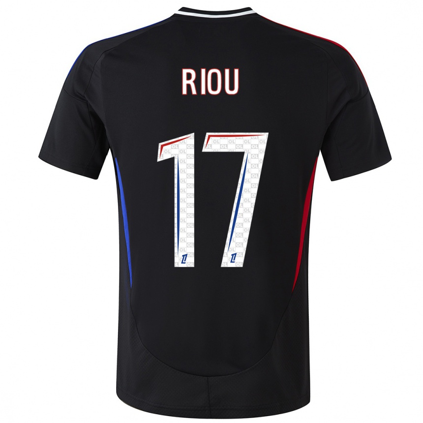 Enfant Football Maillot Remy Riou #17 Noir Tenues Extérieur 2024/25 Canada