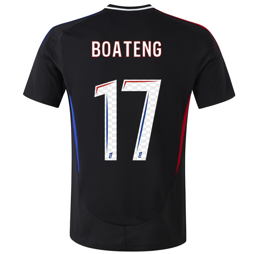 Kids Football Jerome Boateng #17 Black Away Jersey 2024/25 T-Shirt Canada