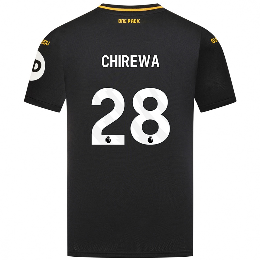 Kids Football Tawanda Chirewa #28 Black Away Jersey 2024/25 T-Shirt Canada